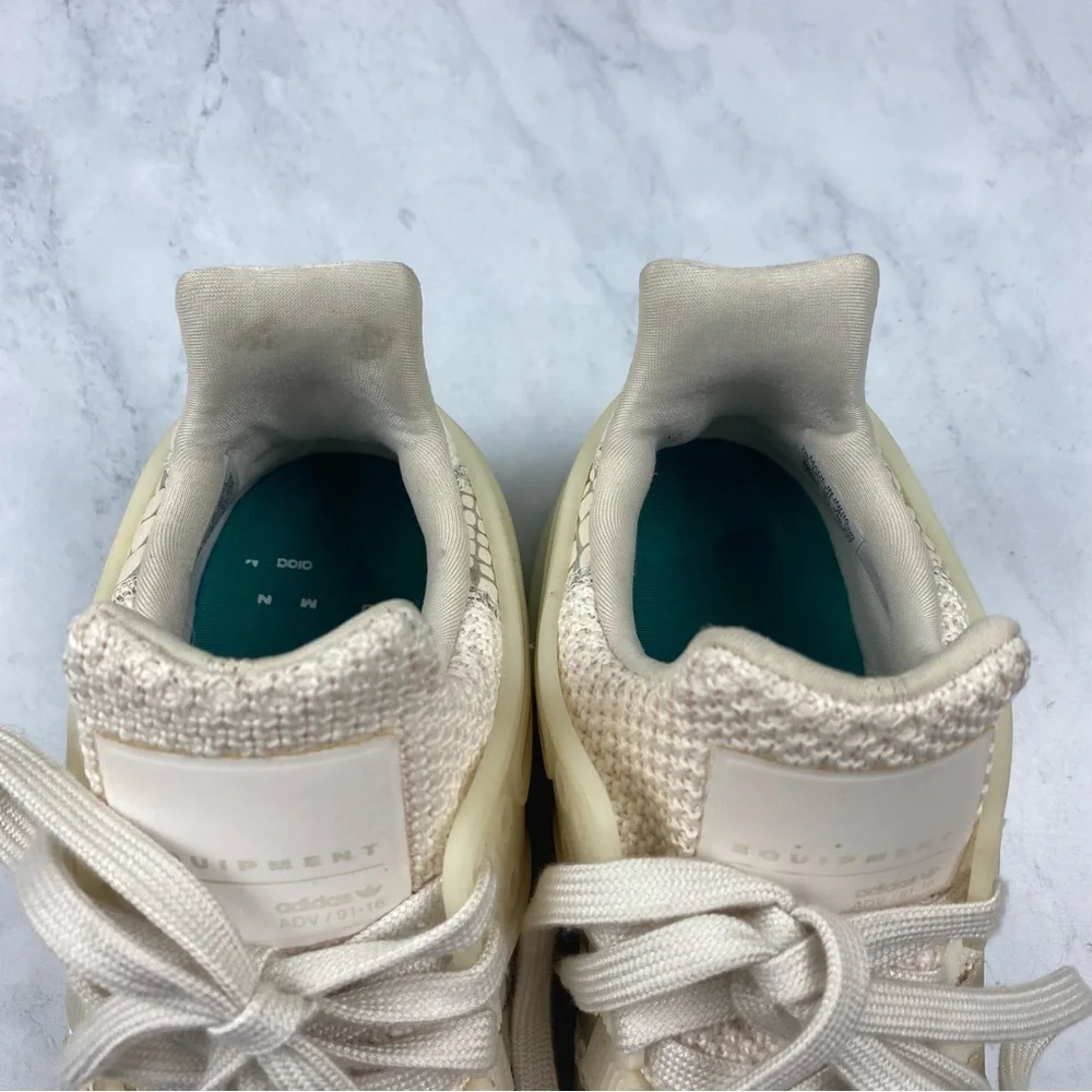 Adidas Women's EQT Equipment ADV 91-16 Lace Up Tennis Shoes Sneakers Tan Size 6
